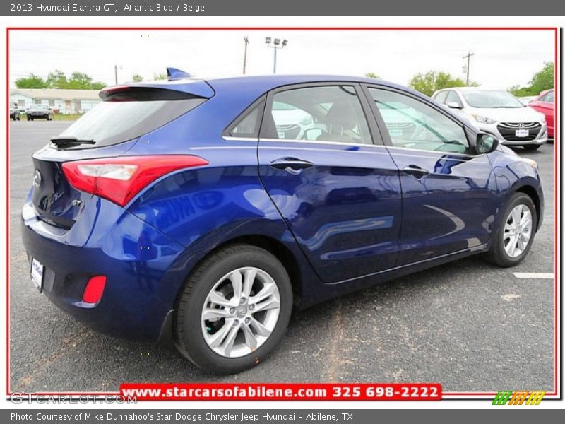 Atlantic Blue / Beige 2013 Hyundai Elantra GT