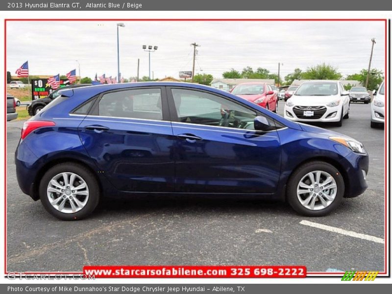 Atlantic Blue / Beige 2013 Hyundai Elantra GT