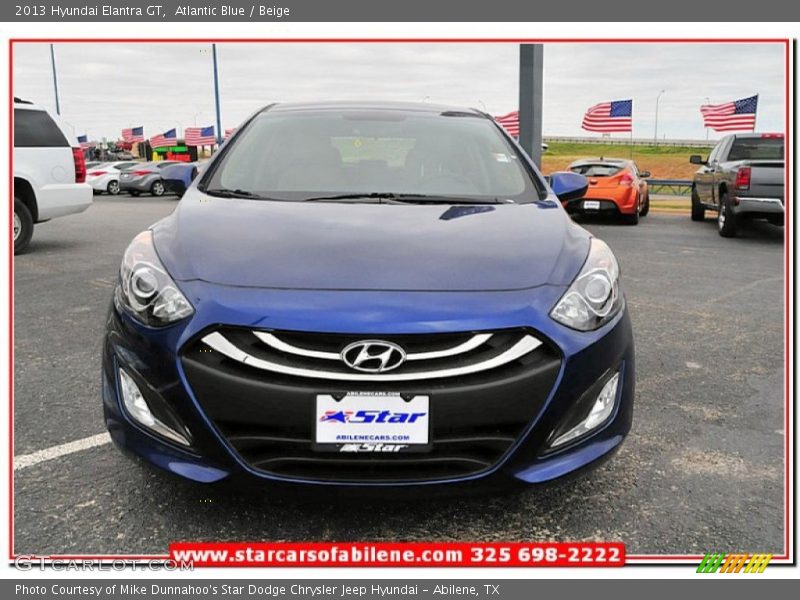 Atlantic Blue / Beige 2013 Hyundai Elantra GT