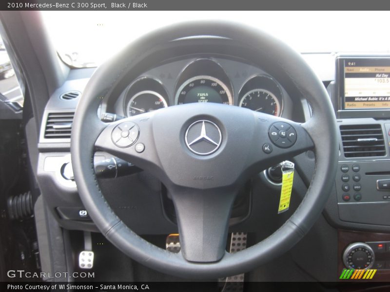 Black / Black 2010 Mercedes-Benz C 300 Sport