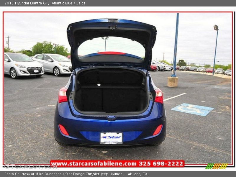 Atlantic Blue / Beige 2013 Hyundai Elantra GT