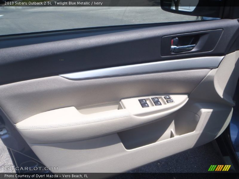 Twilight Blue Metallic / Ivory 2013 Subaru Outback 2.5i
