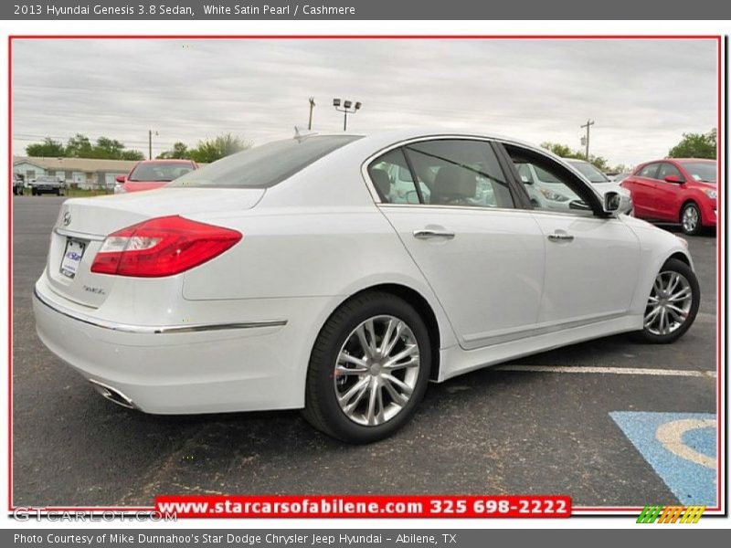 White Satin Pearl / Cashmere 2013 Hyundai Genesis 3.8 Sedan