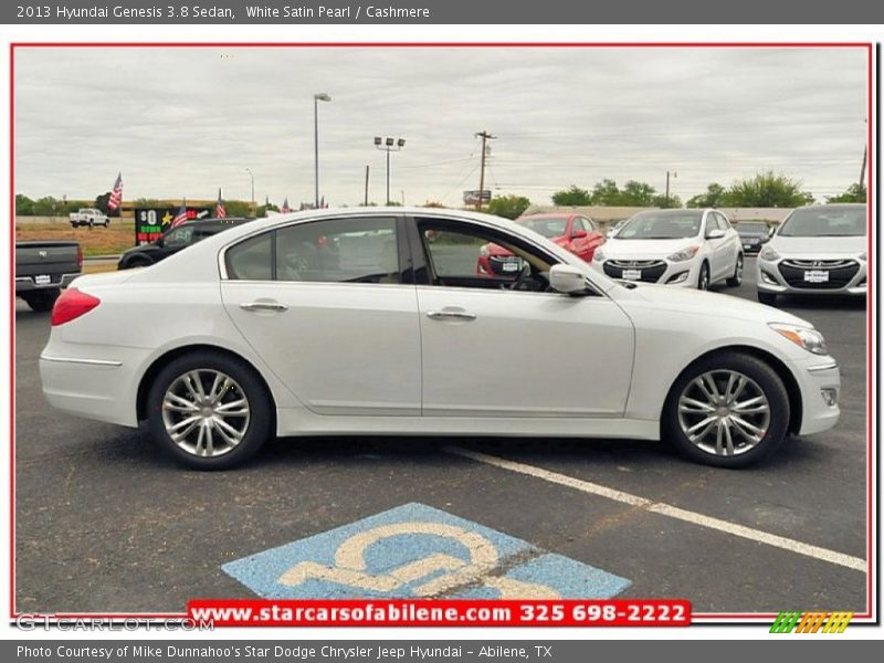 White Satin Pearl / Cashmere 2013 Hyundai Genesis 3.8 Sedan