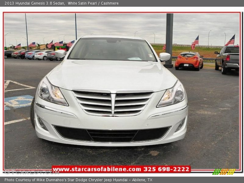 White Satin Pearl / Cashmere 2013 Hyundai Genesis 3.8 Sedan