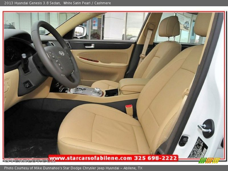 White Satin Pearl / Cashmere 2013 Hyundai Genesis 3.8 Sedan