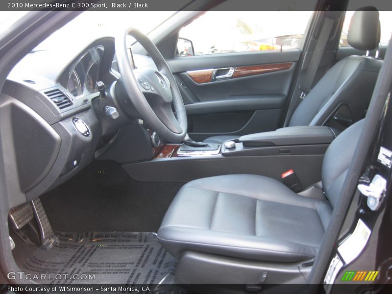 Black / Black 2010 Mercedes-Benz C 300 Sport