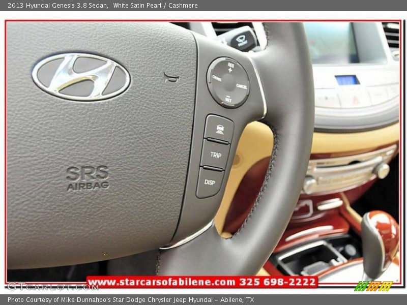 White Satin Pearl / Cashmere 2013 Hyundai Genesis 3.8 Sedan
