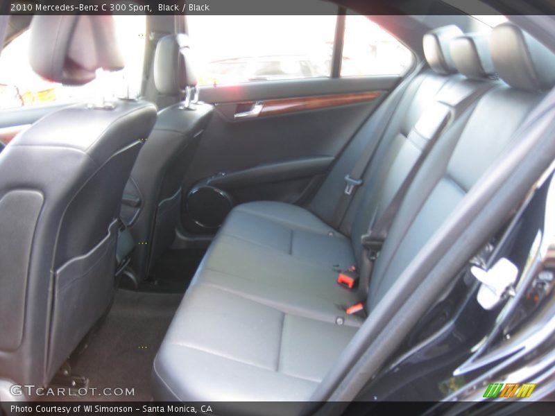 Black / Black 2010 Mercedes-Benz C 300 Sport