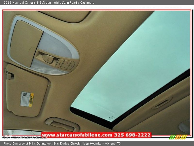 White Satin Pearl / Cashmere 2013 Hyundai Genesis 3.8 Sedan