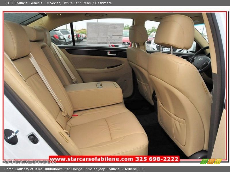 White Satin Pearl / Cashmere 2013 Hyundai Genesis 3.8 Sedan