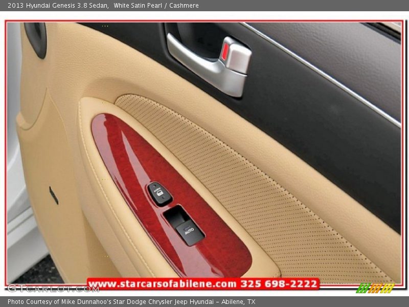 White Satin Pearl / Cashmere 2013 Hyundai Genesis 3.8 Sedan