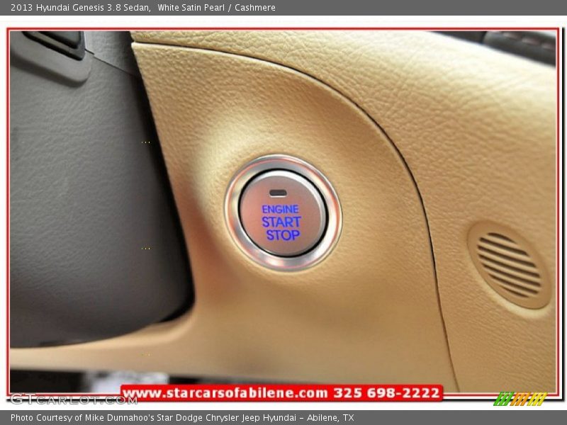 White Satin Pearl / Cashmere 2013 Hyundai Genesis 3.8 Sedan