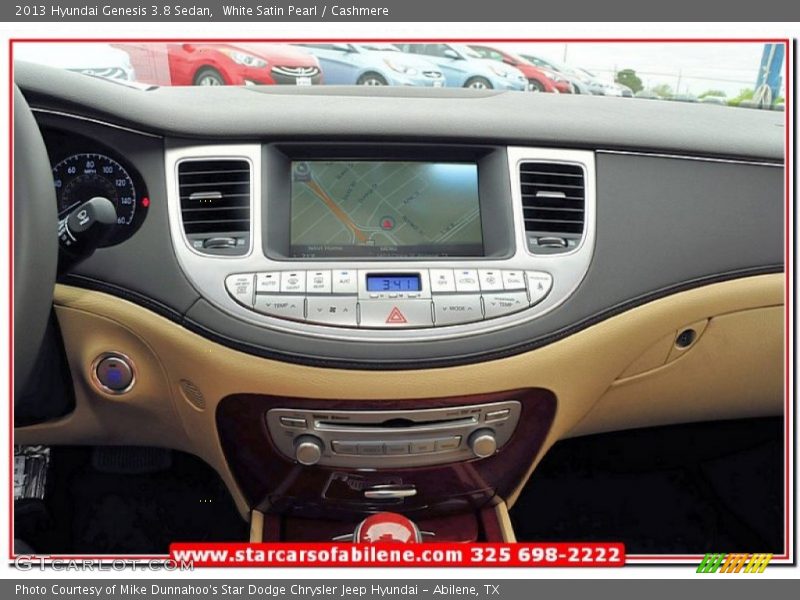 White Satin Pearl / Cashmere 2013 Hyundai Genesis 3.8 Sedan