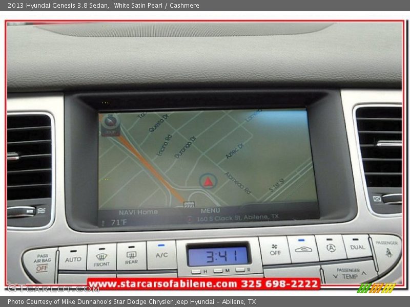White Satin Pearl / Cashmere 2013 Hyundai Genesis 3.8 Sedan