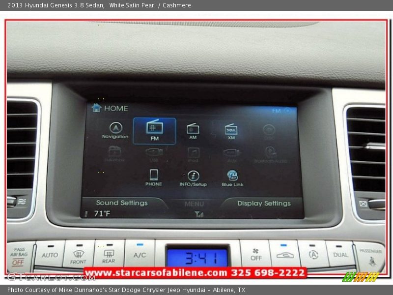 White Satin Pearl / Cashmere 2013 Hyundai Genesis 3.8 Sedan