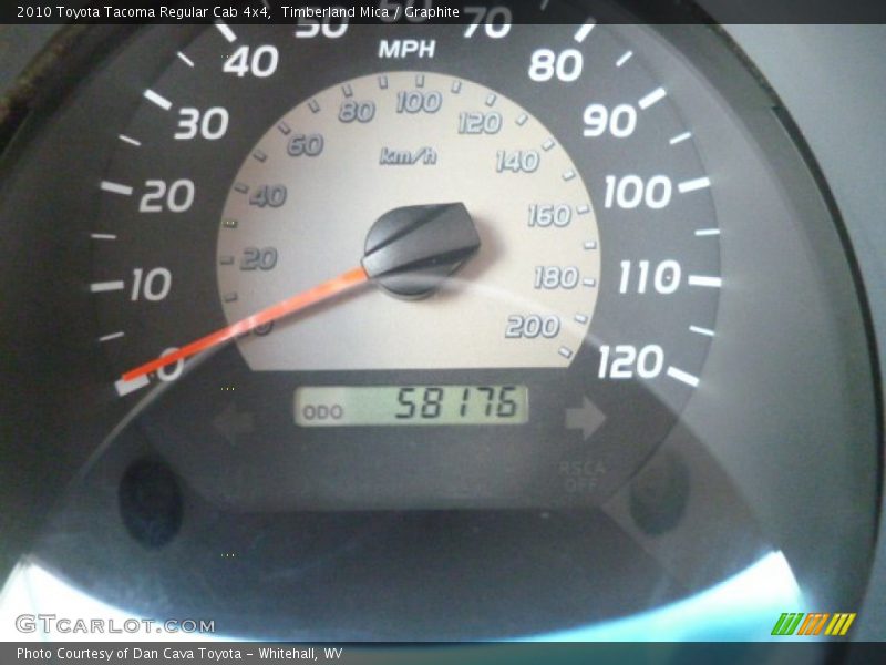 Timberland Mica / Graphite 2010 Toyota Tacoma Regular Cab 4x4