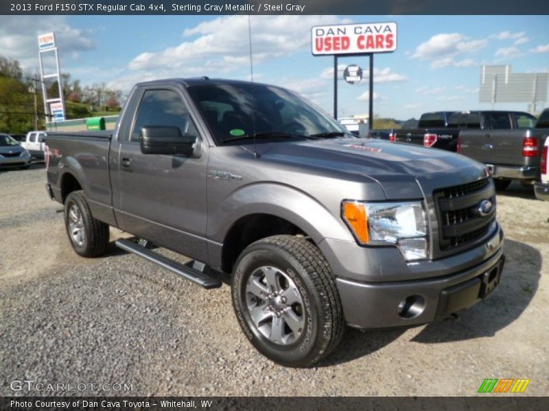 Sterling Gray Metallic / Steel Gray 2013 Ford F150 STX Regular Cab 4x4