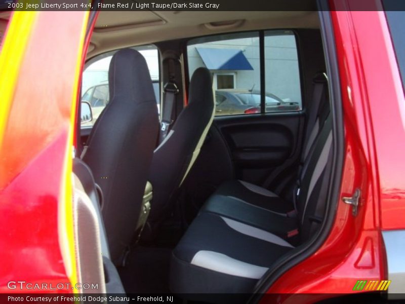 Flame Red / Light Taupe/Dark Slate Gray 2003 Jeep Liberty Sport 4x4