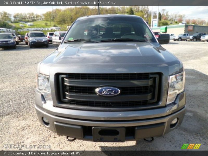 Sterling Gray Metallic / Steel Gray 2013 Ford F150 STX Regular Cab 4x4