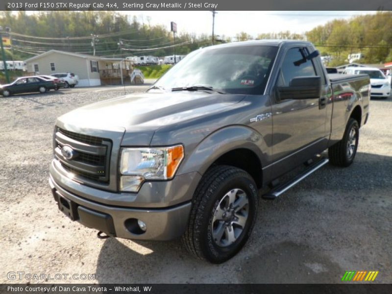 Sterling Gray Metallic / Steel Gray 2013 Ford F150 STX Regular Cab 4x4