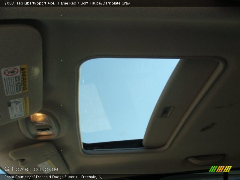 Flame Red / Light Taupe/Dark Slate Gray 2003 Jeep Liberty Sport 4x4