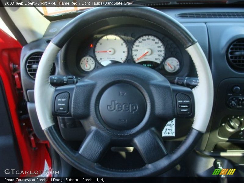 Flame Red / Light Taupe/Dark Slate Gray 2003 Jeep Liberty Sport 4x4