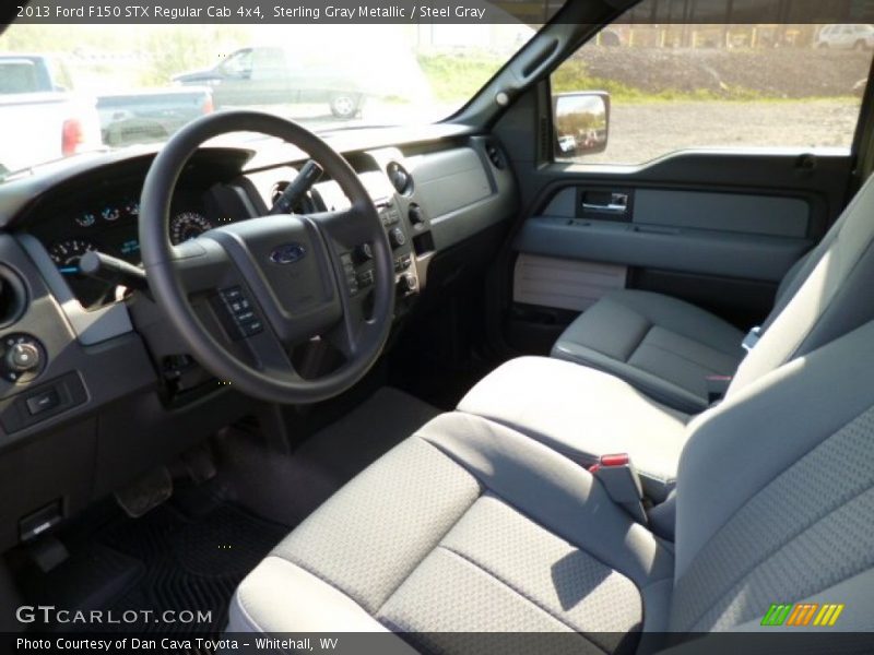 Steel Gray Interior - 2013 F150 STX Regular Cab 4x4 