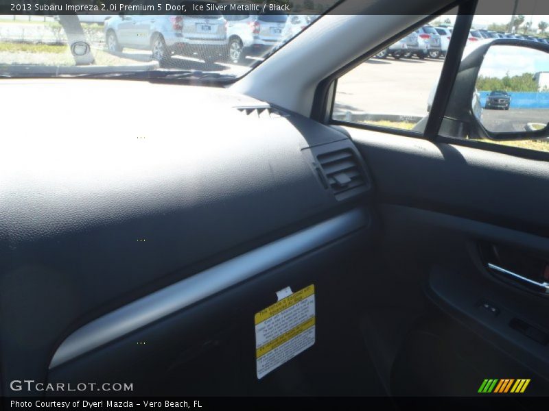 Ice Silver Metallic / Black 2013 Subaru Impreza 2.0i Premium 5 Door