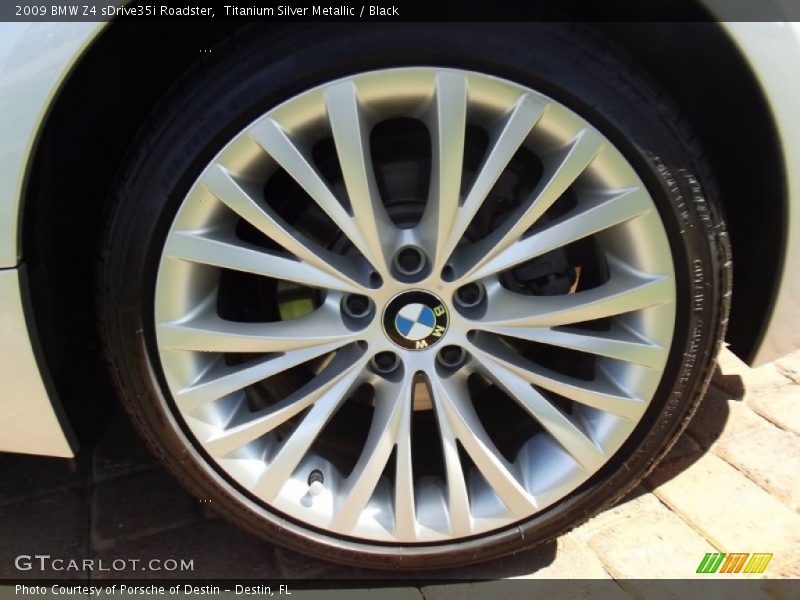 Titanium Silver Metallic / Black 2009 BMW Z4 sDrive35i Roadster
