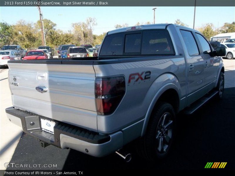 Ingot Silver Metallic / Black 2013 Ford F150 FX2 SuperCrew