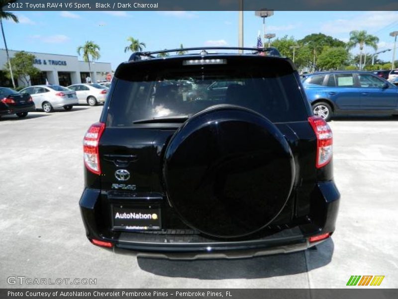 Black / Dark Charcoal 2012 Toyota RAV4 V6 Sport