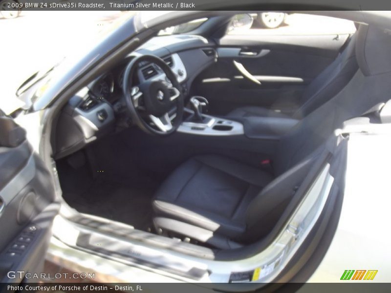 Titanium Silver Metallic / Black 2009 BMW Z4 sDrive35i Roadster