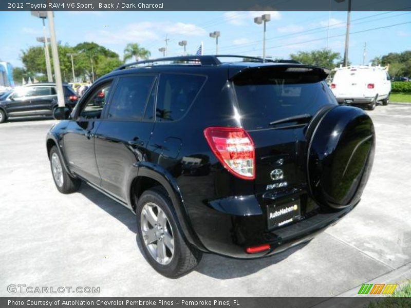 Black / Dark Charcoal 2012 Toyota RAV4 V6 Sport