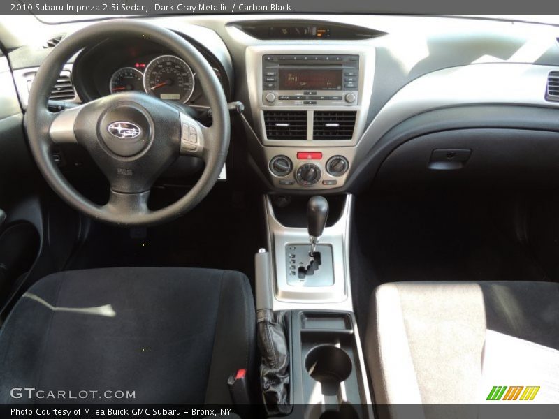 Dark Gray Metallic / Carbon Black 2010 Subaru Impreza 2.5i Sedan