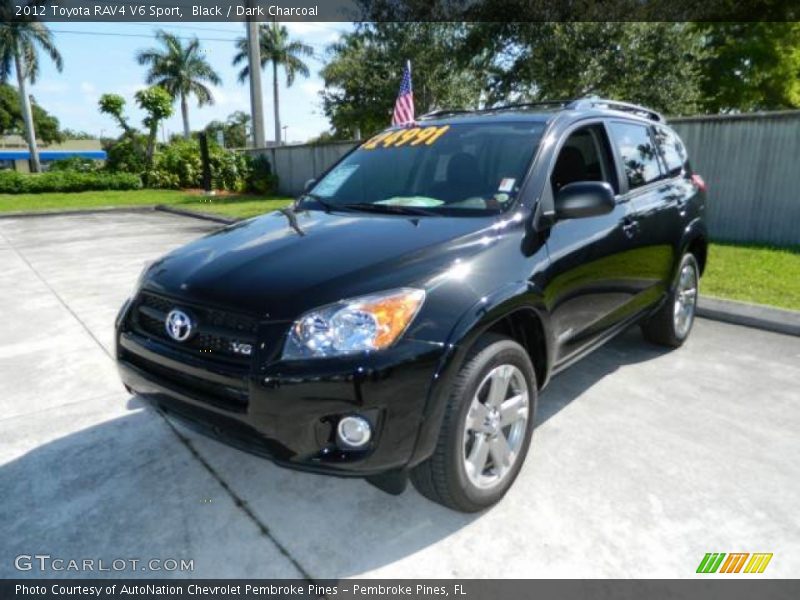 Black / Dark Charcoal 2012 Toyota RAV4 V6 Sport