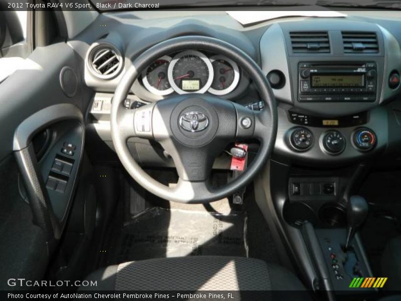 Black / Dark Charcoal 2012 Toyota RAV4 V6 Sport