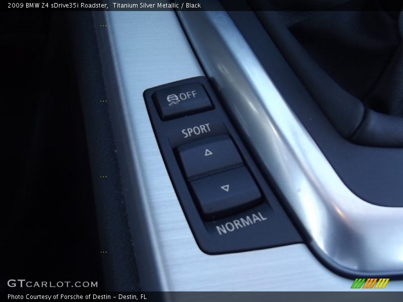 Titanium Silver Metallic / Black 2009 BMW Z4 sDrive35i Roadster