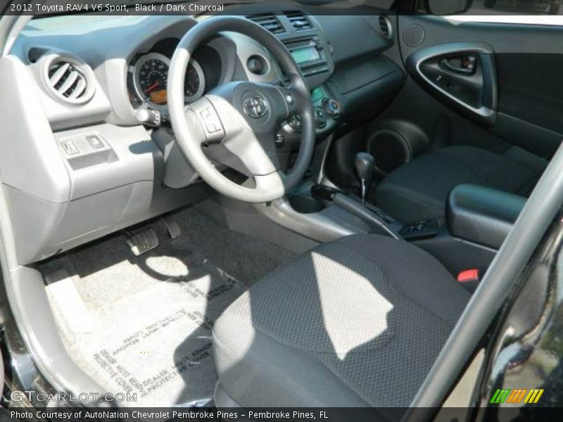Black / Dark Charcoal 2012 Toyota RAV4 V6 Sport