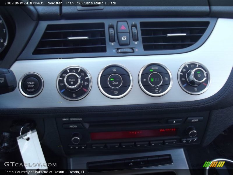 Titanium Silver Metallic / Black 2009 BMW Z4 sDrive35i Roadster