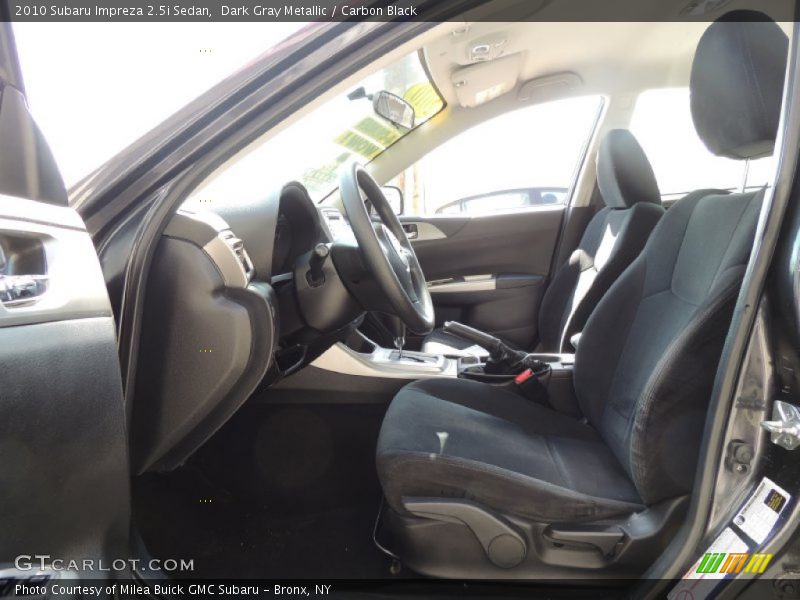 Dark Gray Metallic / Carbon Black 2010 Subaru Impreza 2.5i Sedan
