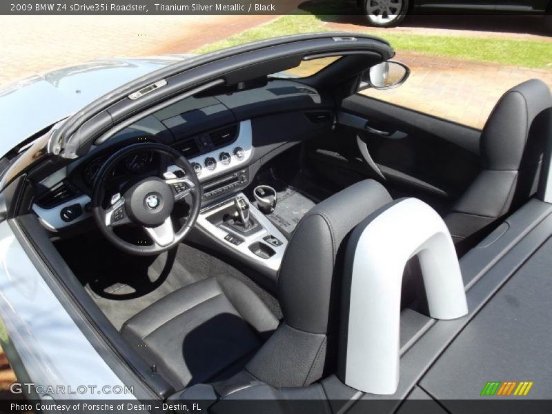 Titanium Silver Metallic / Black 2009 BMW Z4 sDrive35i Roadster