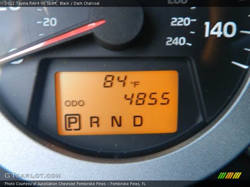 Black / Dark Charcoal 2012 Toyota RAV4 V6 Sport