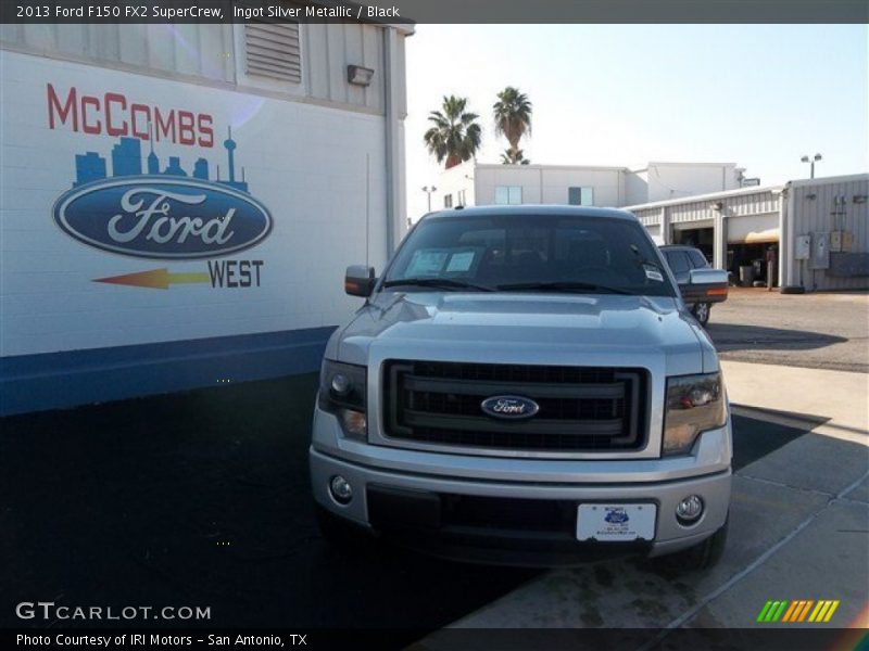 Ingot Silver Metallic / Black 2013 Ford F150 FX2 SuperCrew