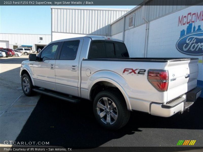 Ingot Silver Metallic / Black 2013 Ford F150 FX2 SuperCrew