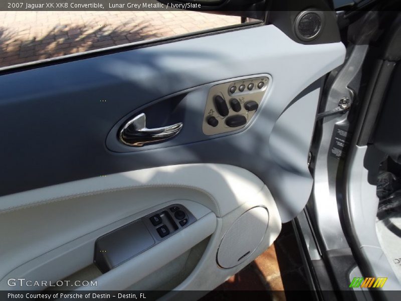 Lunar Grey Metallic / Ivory/Slate 2007 Jaguar XK XK8 Convertible