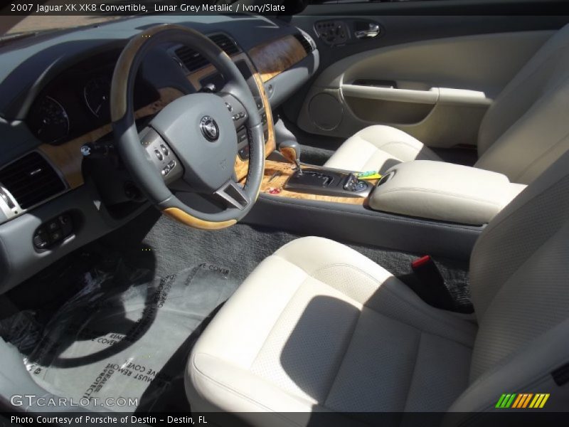  2007 XK XK8 Convertible Ivory/Slate Interior