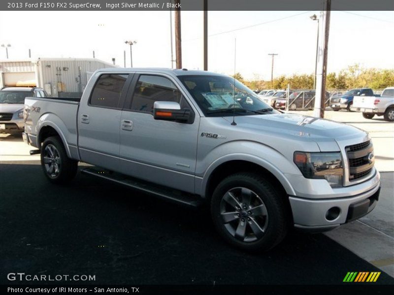 Ingot Silver Metallic / Black 2013 Ford F150 FX2 SuperCrew
