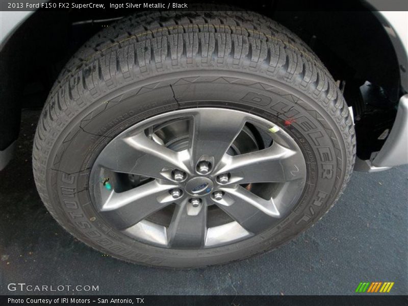 Ingot Silver Metallic / Black 2013 Ford F150 FX2 SuperCrew