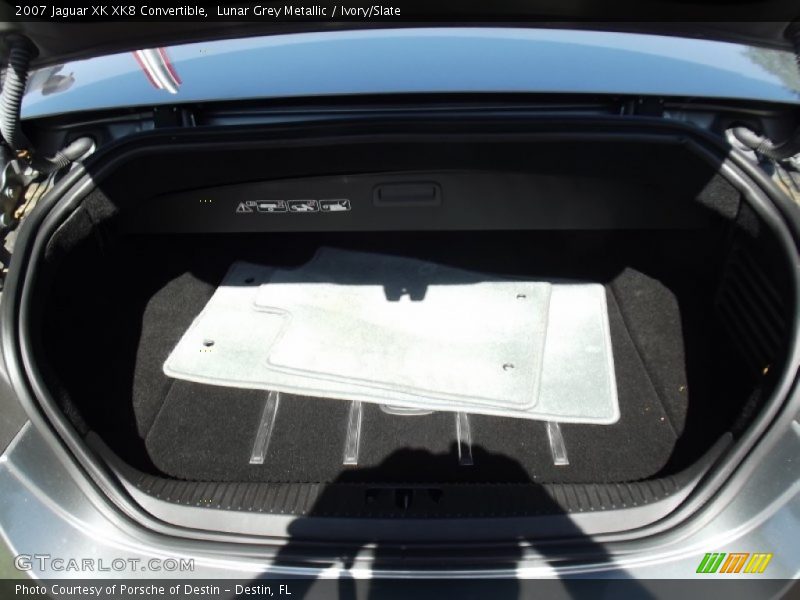 Lunar Grey Metallic / Ivory/Slate 2007 Jaguar XK XK8 Convertible